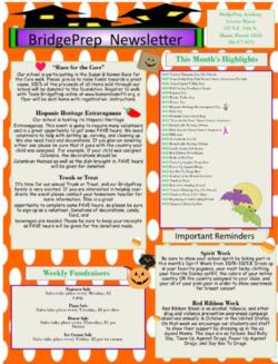 October Newsletter