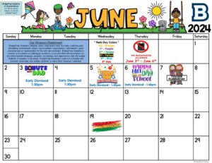 June 2024 calendar for all the events!